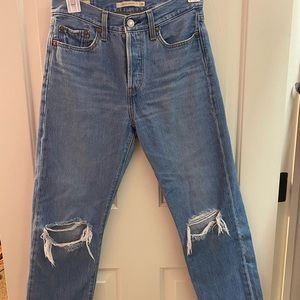 Levi’s Wedgie Straight Blue Jeans